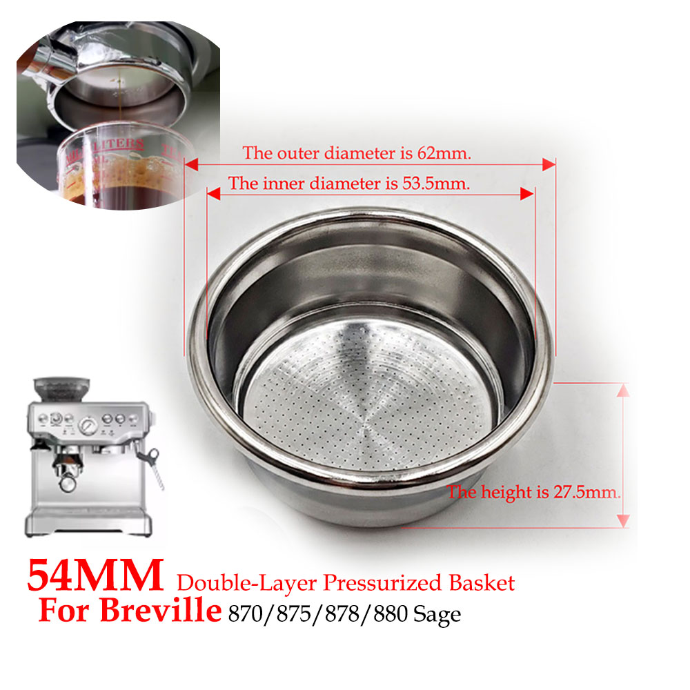 Cestello filtrante pressurizza - Breville Espresso Bes870 recensione e prezzo